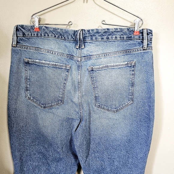 Good American Classic Blue Denim Jeans 15 Plus Size Straigt Leg - Picture 8 of 12